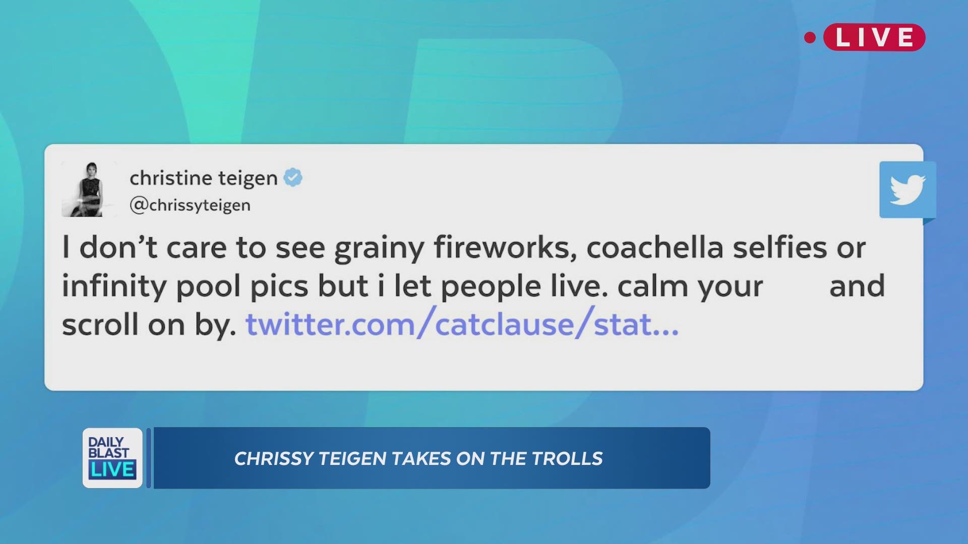 Chrissy Teigen Live Tweets Indonesia Earthquake From Vacation In Bali 9news Com