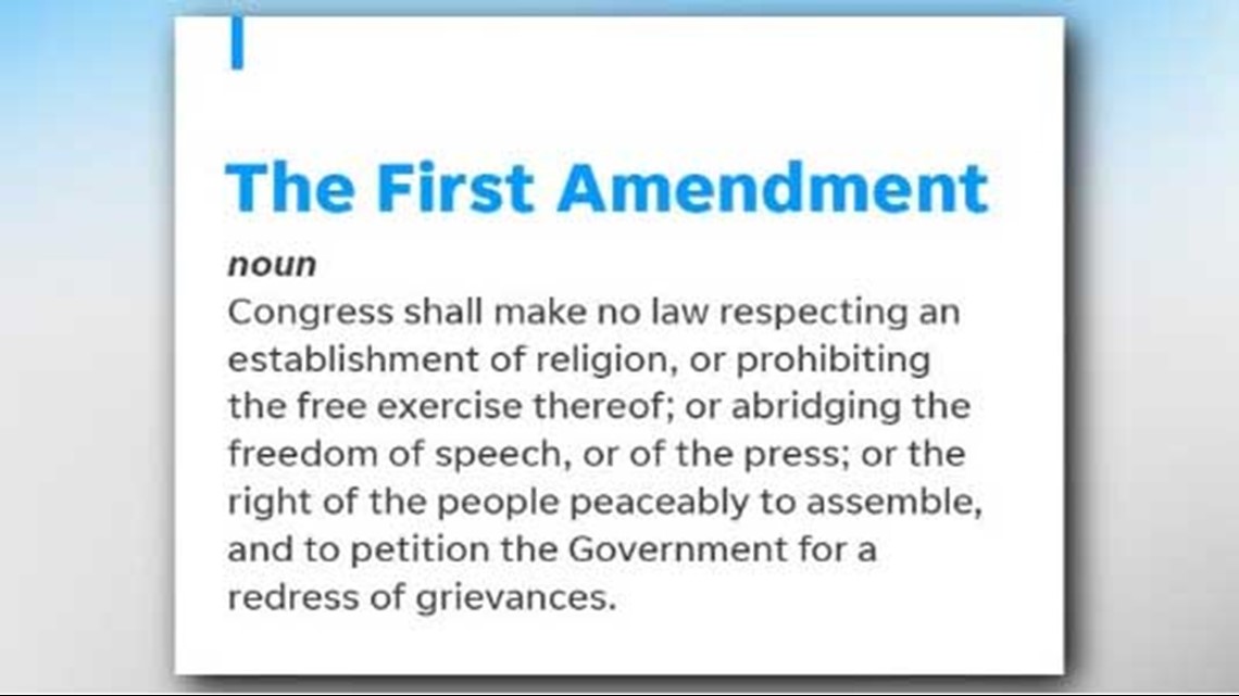 What The First Amendment Protects — And What It Doesn't | 9news.com