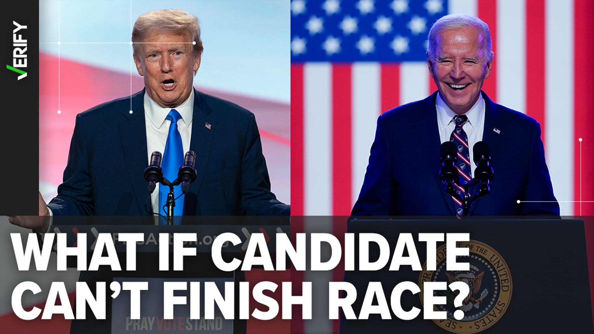 Right now the leading candidates for president in both parties...are older than 75. So what happens if they die mid-campaign... or their age forces them to drop out?