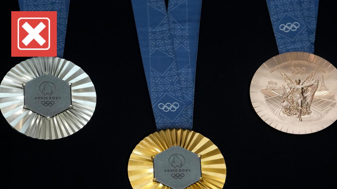 Olympic gold medals are not made of solid gold | 9news.com