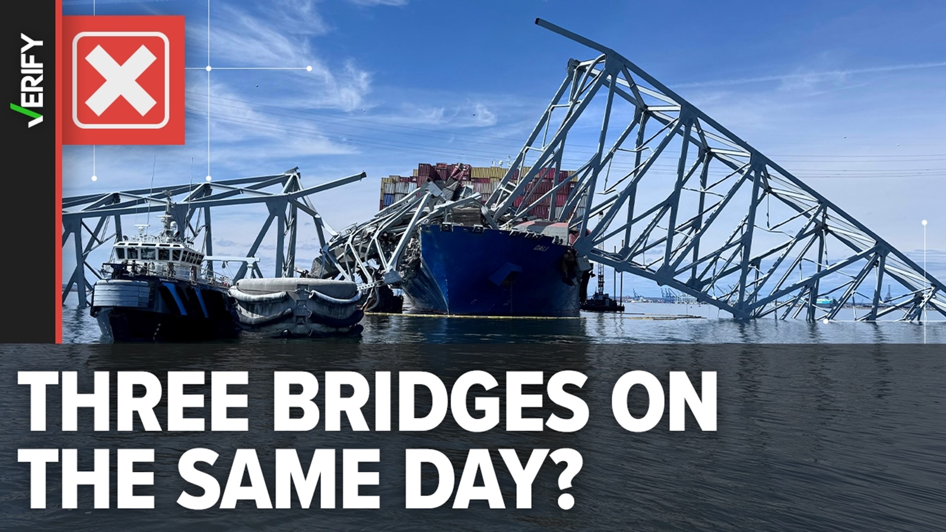 False posts claim bridges in Ohio and Delaware were damaged the same day the Francis Scott Key Bridge collapsed in Baltimore.