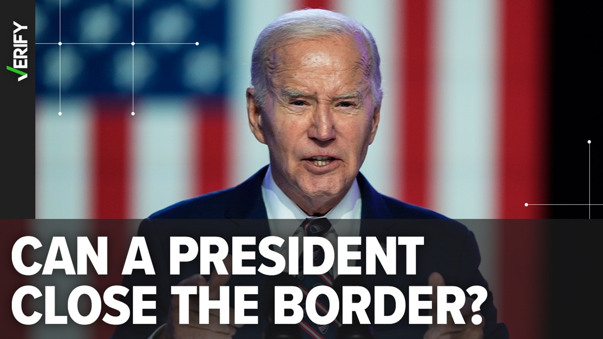 Trump and other U.S. lawmakers claim Biden could close the border with an executive order. But experts say the president can’t shut down the border to everyone.
