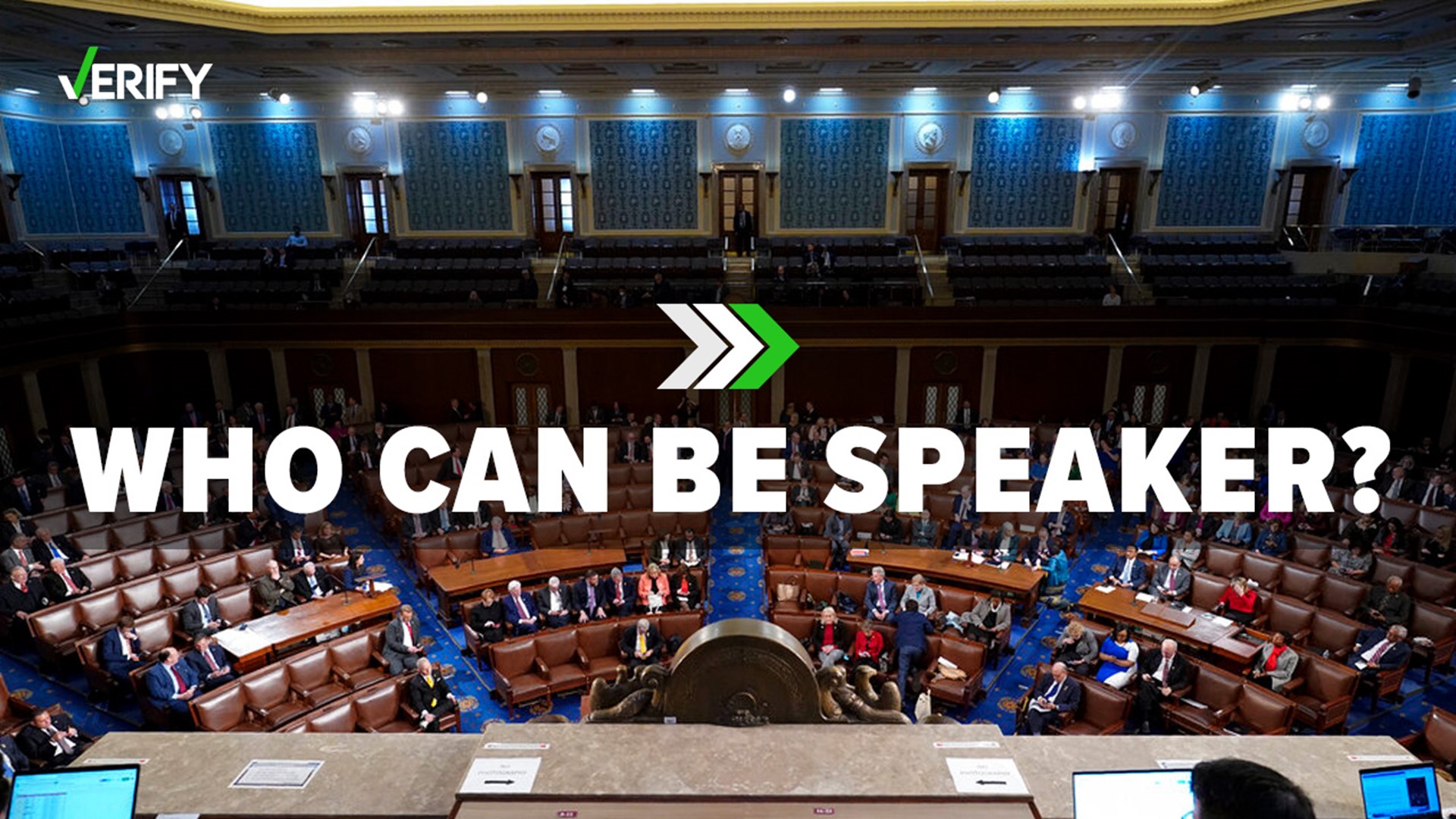 The speaker of the House can technically be anybody – as long as they are nominated and receive a majority of votes by House members.