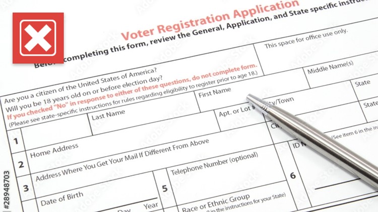 No, Texas is not revoking people's voter registration without telling them
