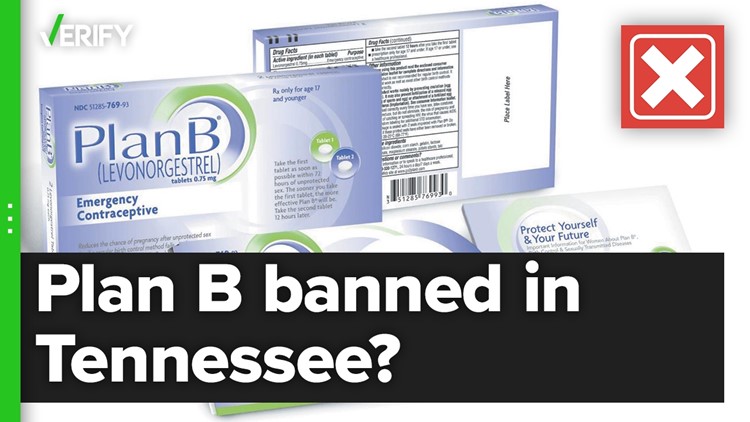 Tennessee did not ban Plan B morning after pill