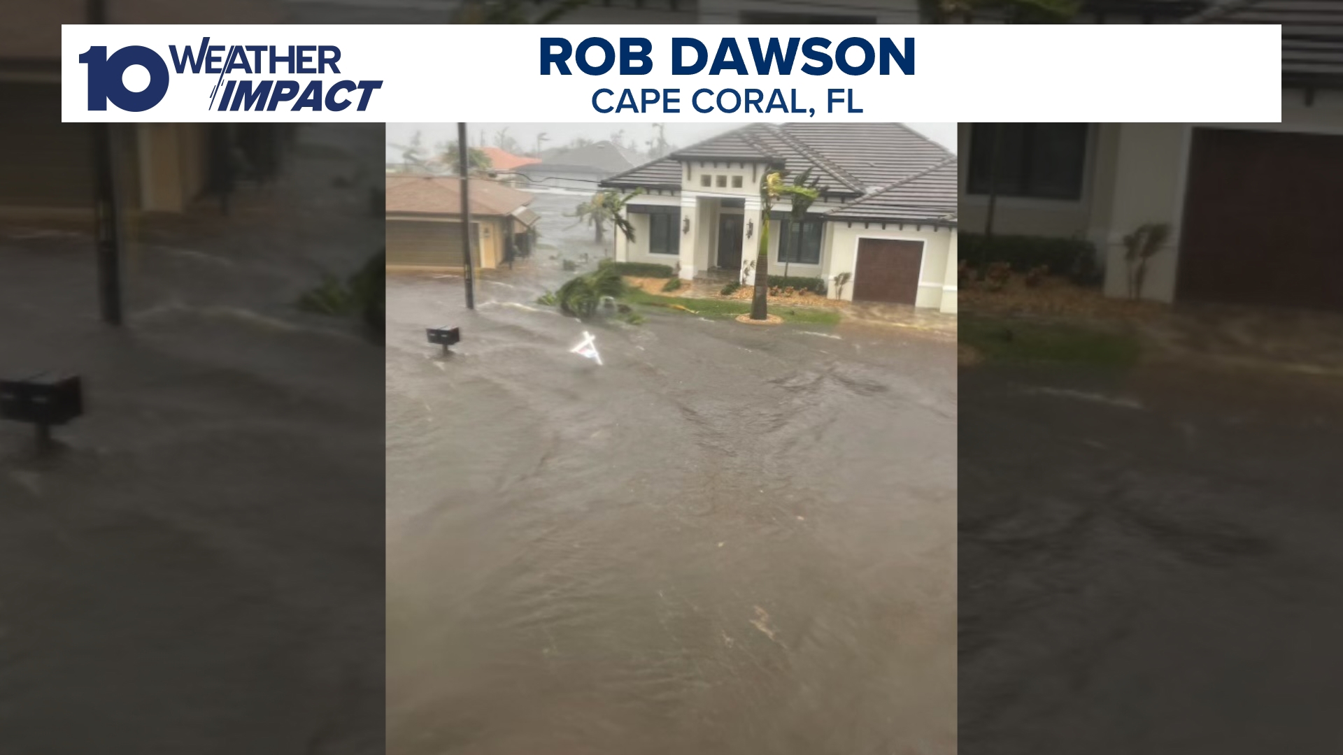 Flooding video from Hurricane Ian in 2022.