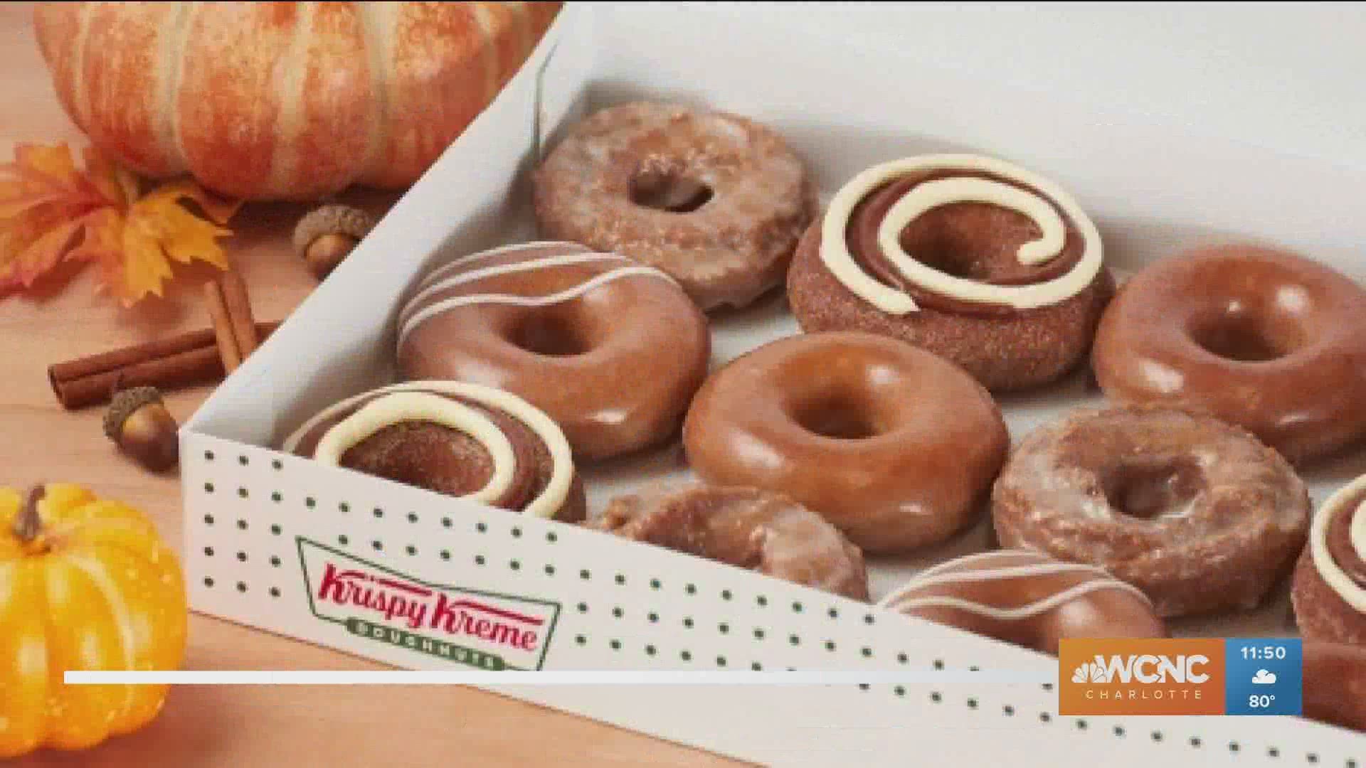 Iconic doughnut maker Krispy Kreme has rolled out a new dozen for fall lovers that features all pumpkin spice doughnuts.