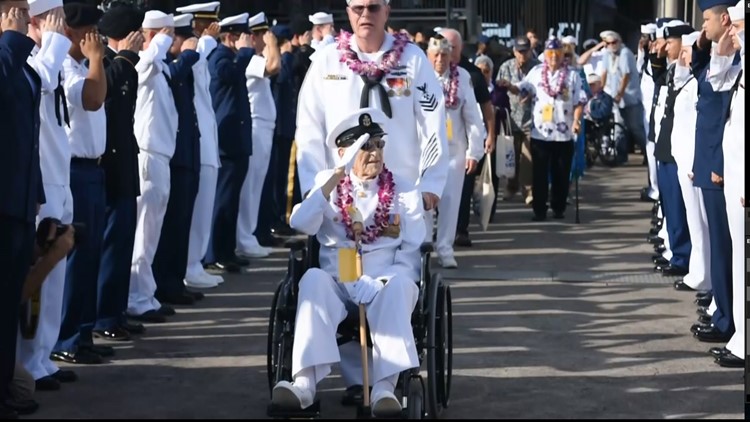 Humbling ceremony for Coles, other Pearl Harbor survivors