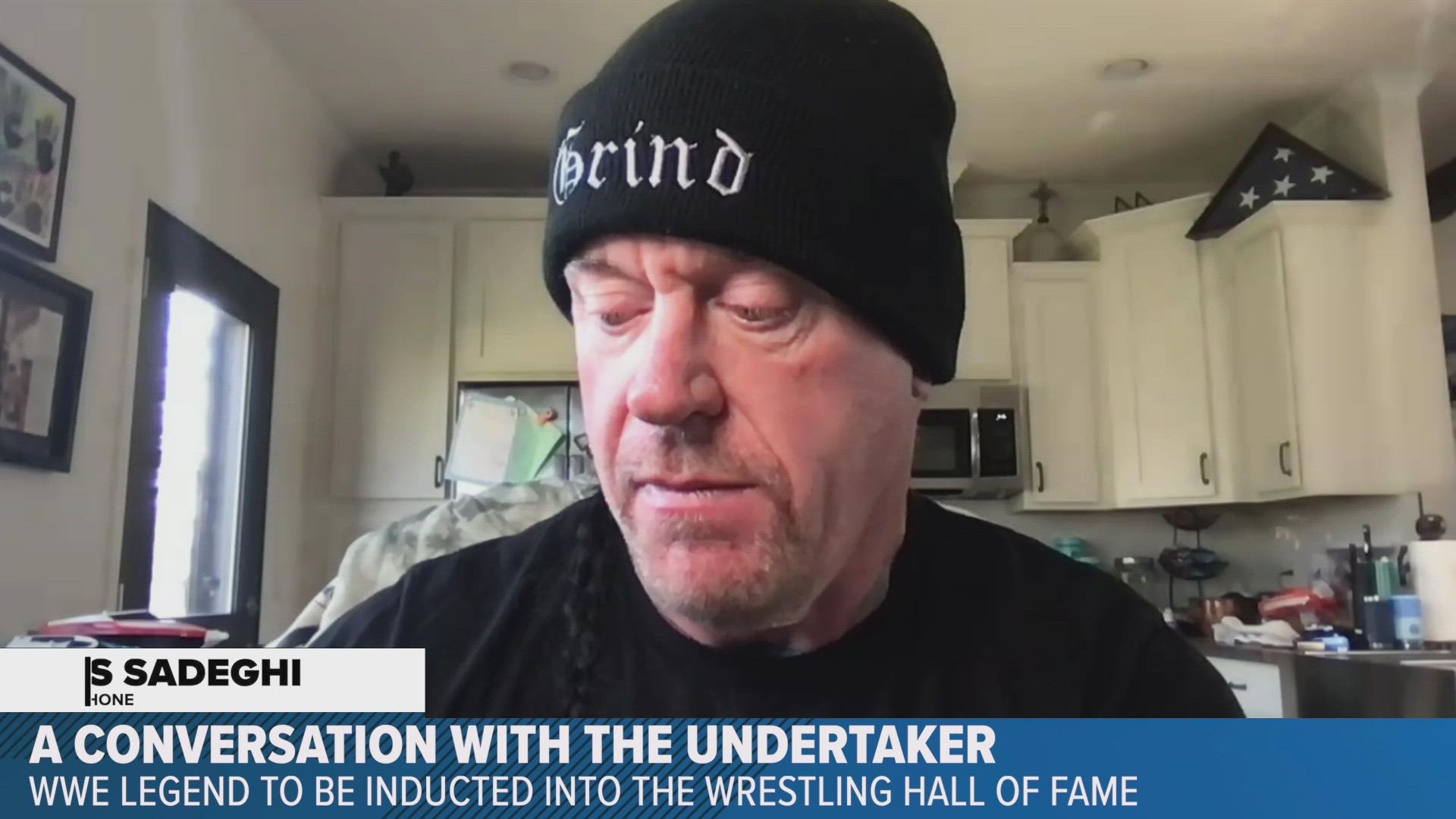 The WWE legend known to fans as "The Undertaker" will be inducted into the WWE Hall of Fame in a ceremony before this week's Wrestlemania main event.