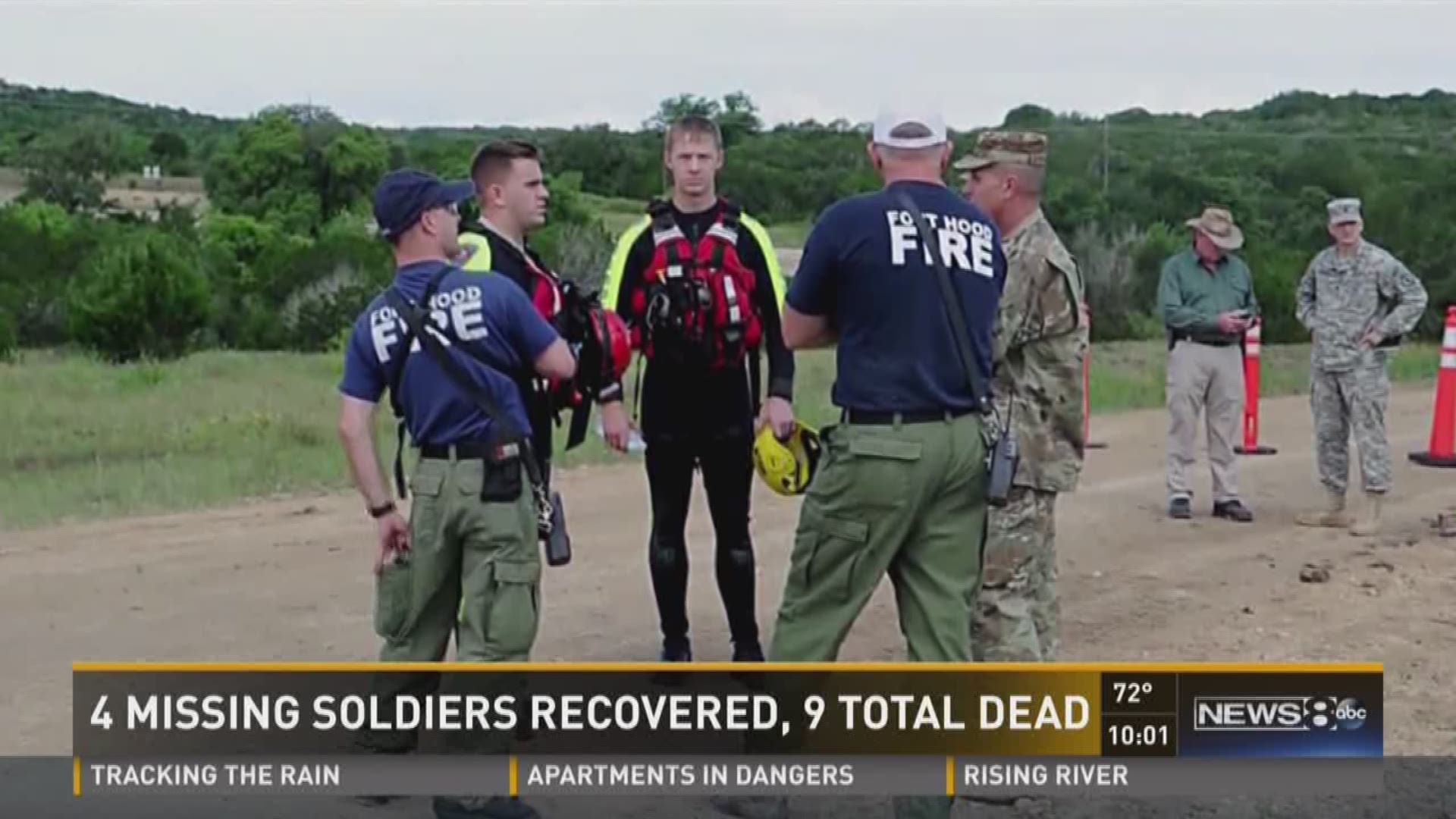 4 missing soldiers recovered, 9 dead