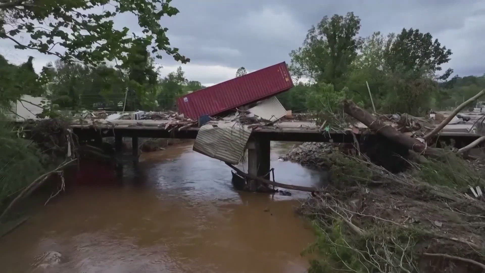 Helene caused damage to homes, roads, and more. Many are still without power.