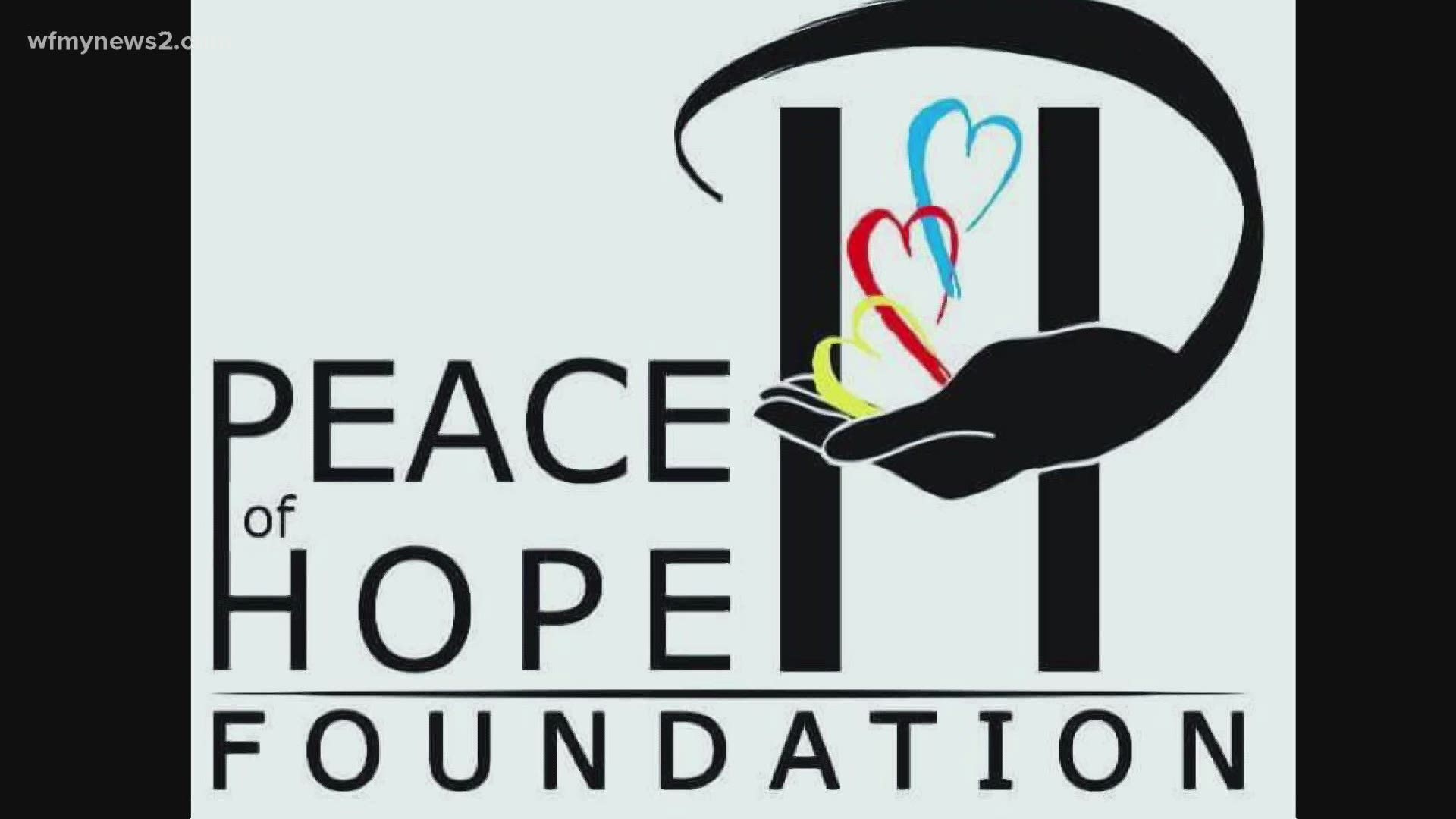 The Peace of Hope Foundation connects mental health professionals and members of our community in need of assistance.