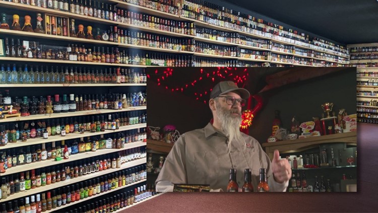 The world's largest hot sauce collection is in High Point, NC