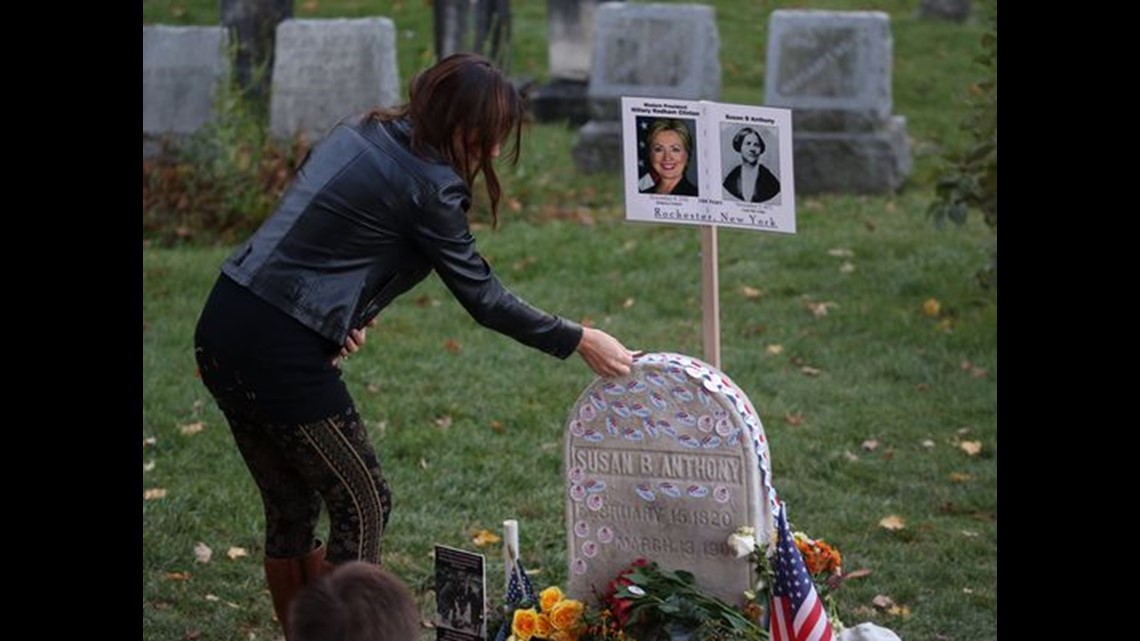 Susan B. Anthony Grave Draws Hundreds Tuesday | 9news.com