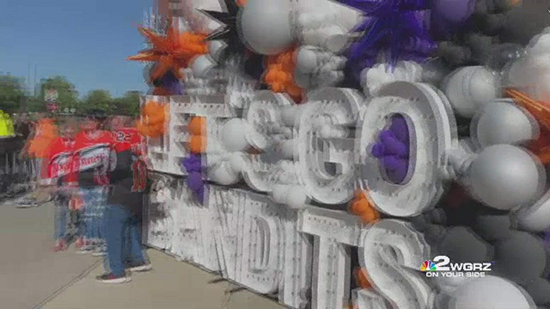 A party in the plaza happened on Saturday, June 4, before the Buffalo Bandits hosted the Colorado Mammoth in Game 1 in the NLL finals.