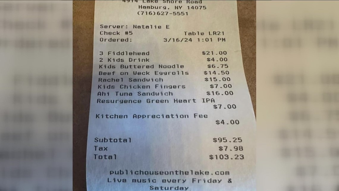 A new 'kitchen fee' at restaurants is upsetting customers