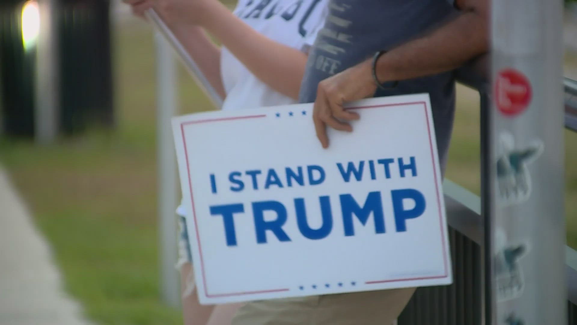 As soon as the verdict in the hush money trial was reached, crowds gathered outside Trump's Mar-A-Lago estate in Palm Beach, Florida.