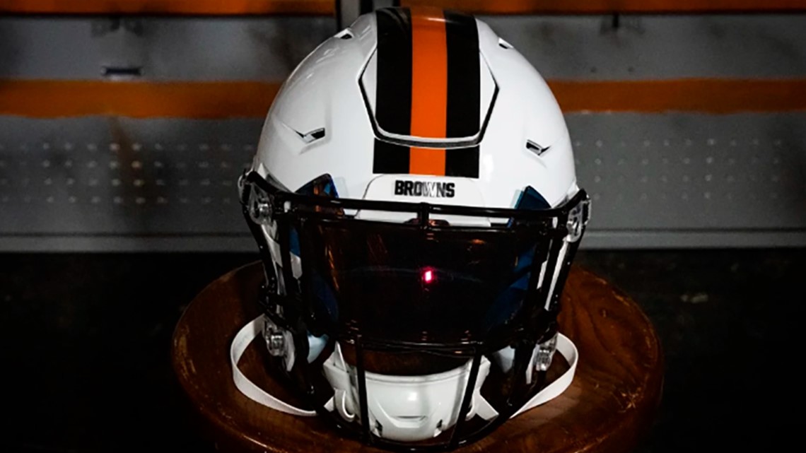 Cleveland Browns unveil white alternate helmet for 2023 | 9news.com