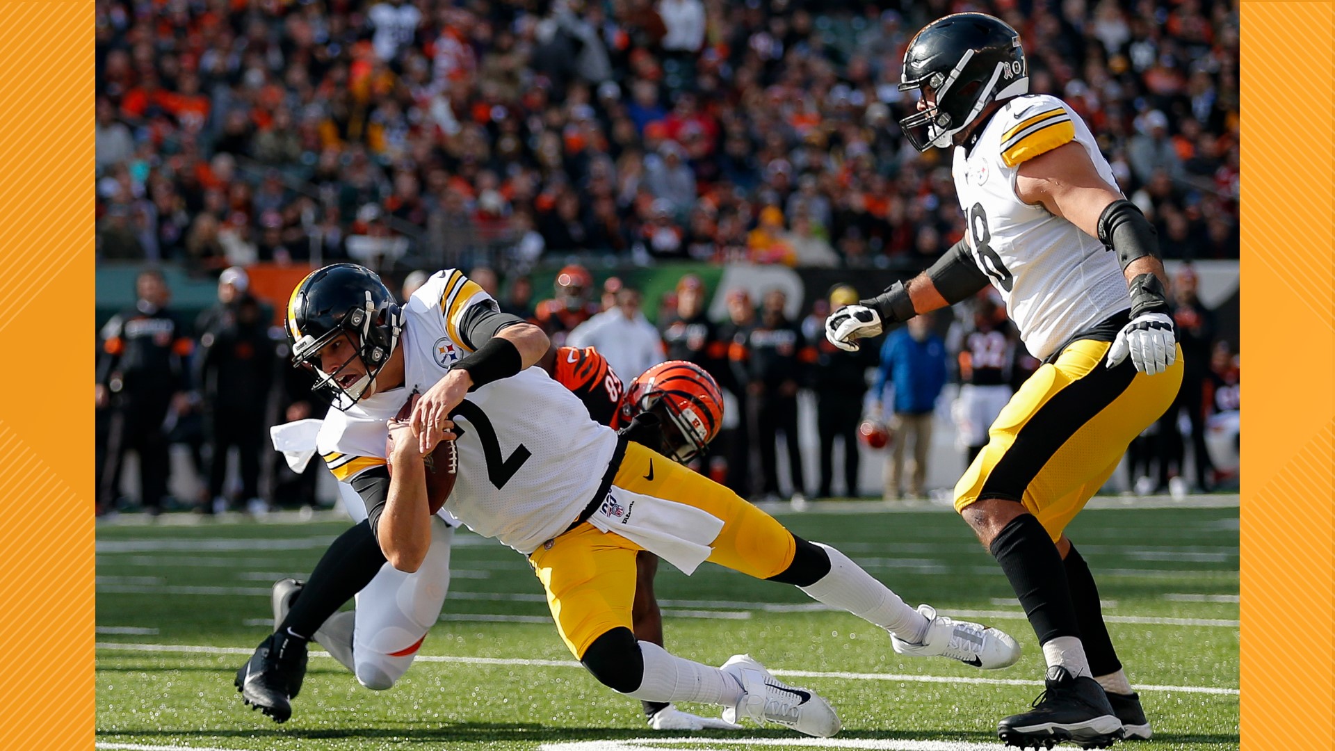 Mason Rudolph benched as Steelers beat winless Bengals 16