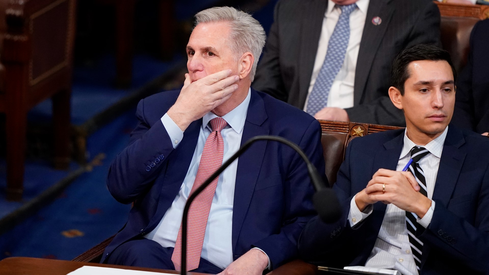 Republican leader Kevin McCarthy failed anew to win the House speakership in three votes Wednesday, faring no better than he had during Tuesday's votes.