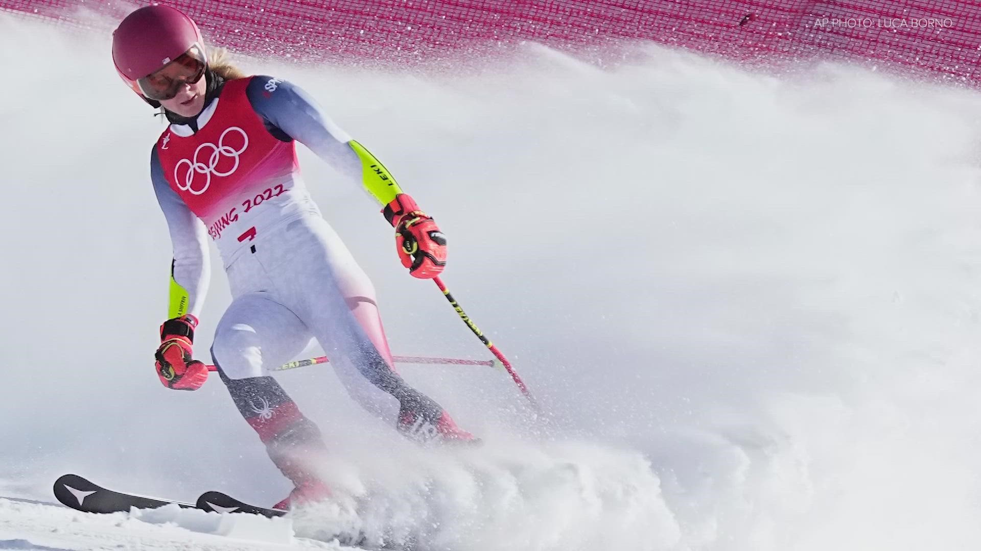 Shiffrin is now out of the event she won at the 2014 Sochi games, but has more events to compete in Beijing.