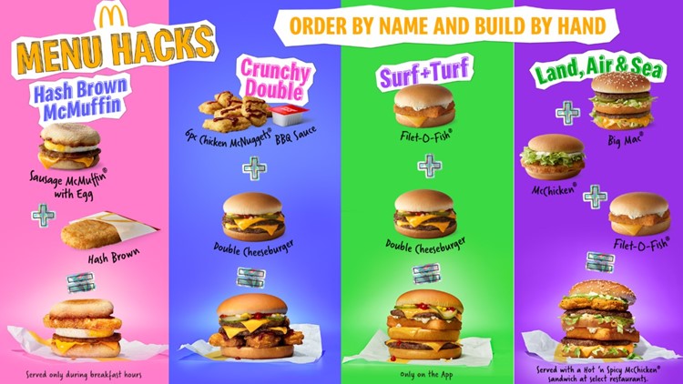 McDonald's is encouraging customers to try fan-inspired menu hacks
