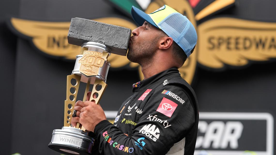 Bubba Wallace Wins Brickyard 400 in Double Overtime at Indianapolis