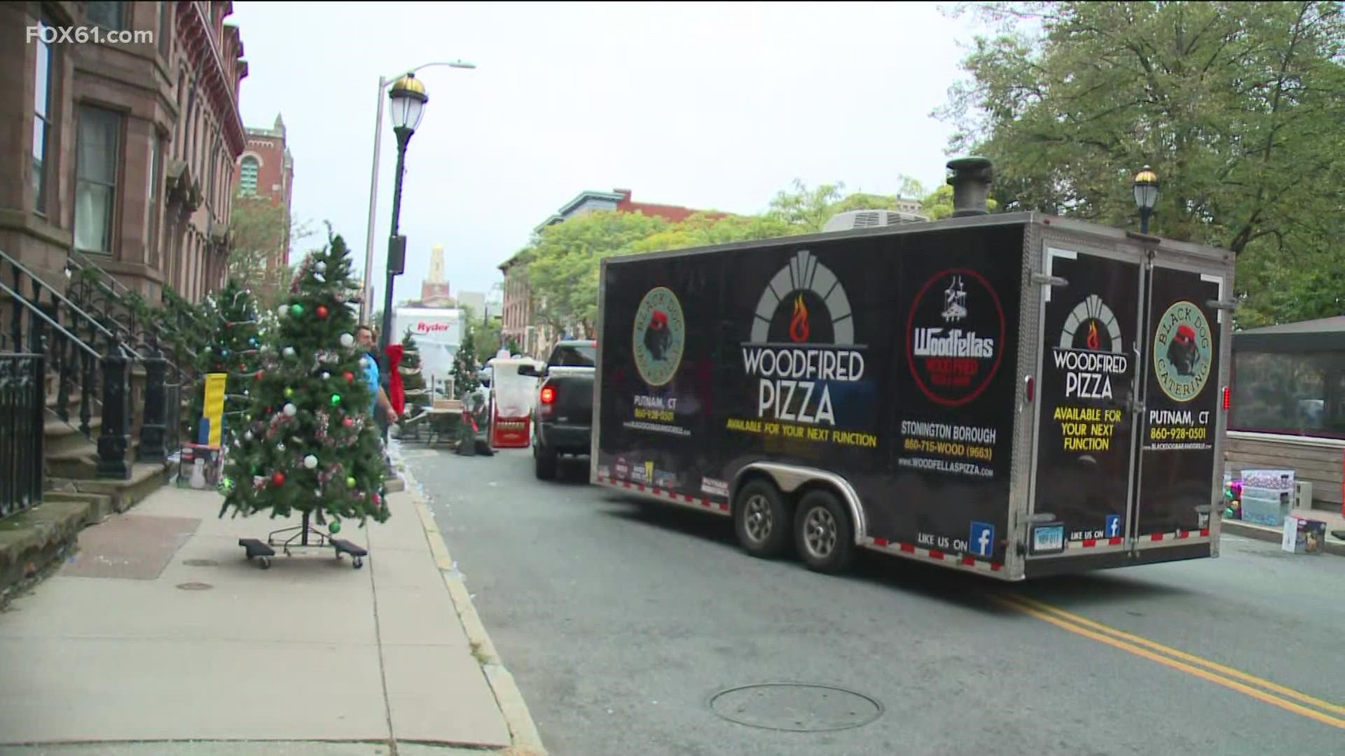 The film "Christmas in Harlem" gave Capitol Ave. in Hartford a taste of the holiday spirit in September.