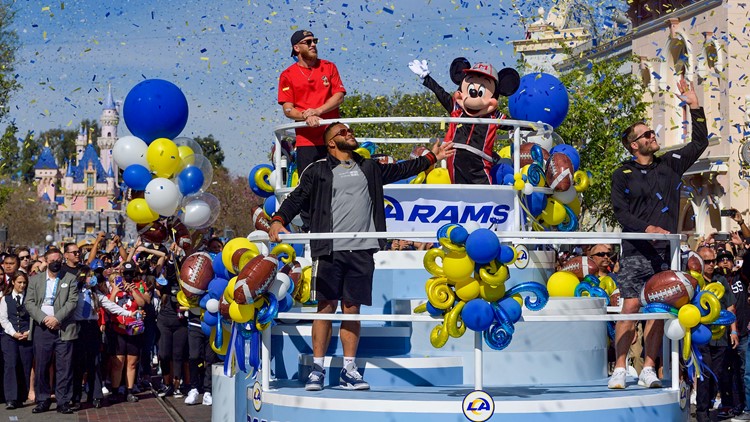 3 Rams head to Disneyland following Super Bowl victory