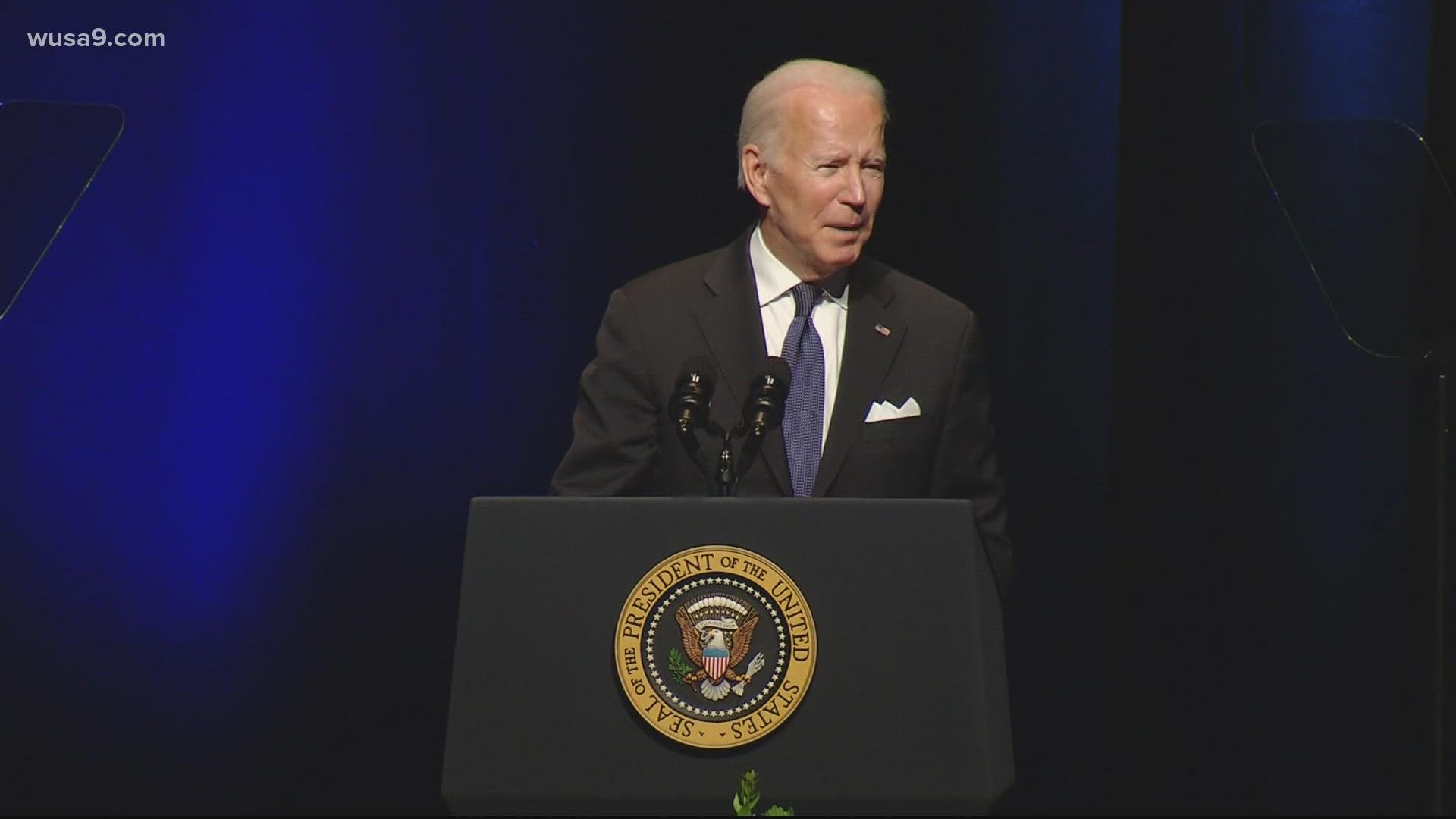 President Joe Biden and Former President Barack Obama were in Las Vegas for the 82-year-old former Senate Majority Leader from Nevada who died of pancreatic cancer.