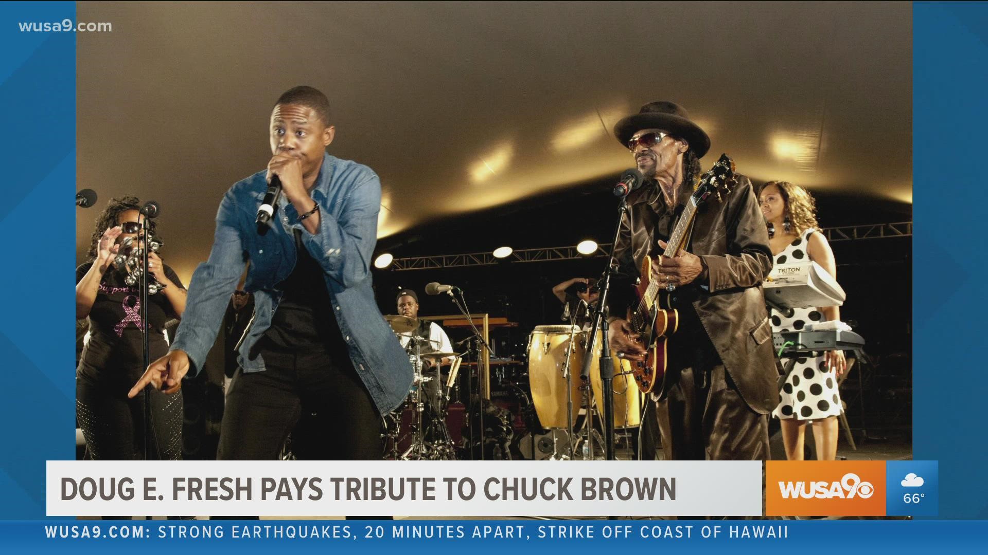 Hip-hop artist Doug E. Fresh is going for a Grammy with a tribute project to the Legendary Chuck Brown.