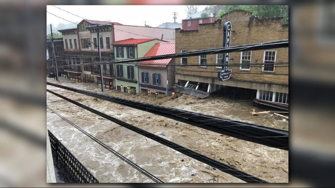 Devastating Dangerous Ellicott City S Main Street Hit With