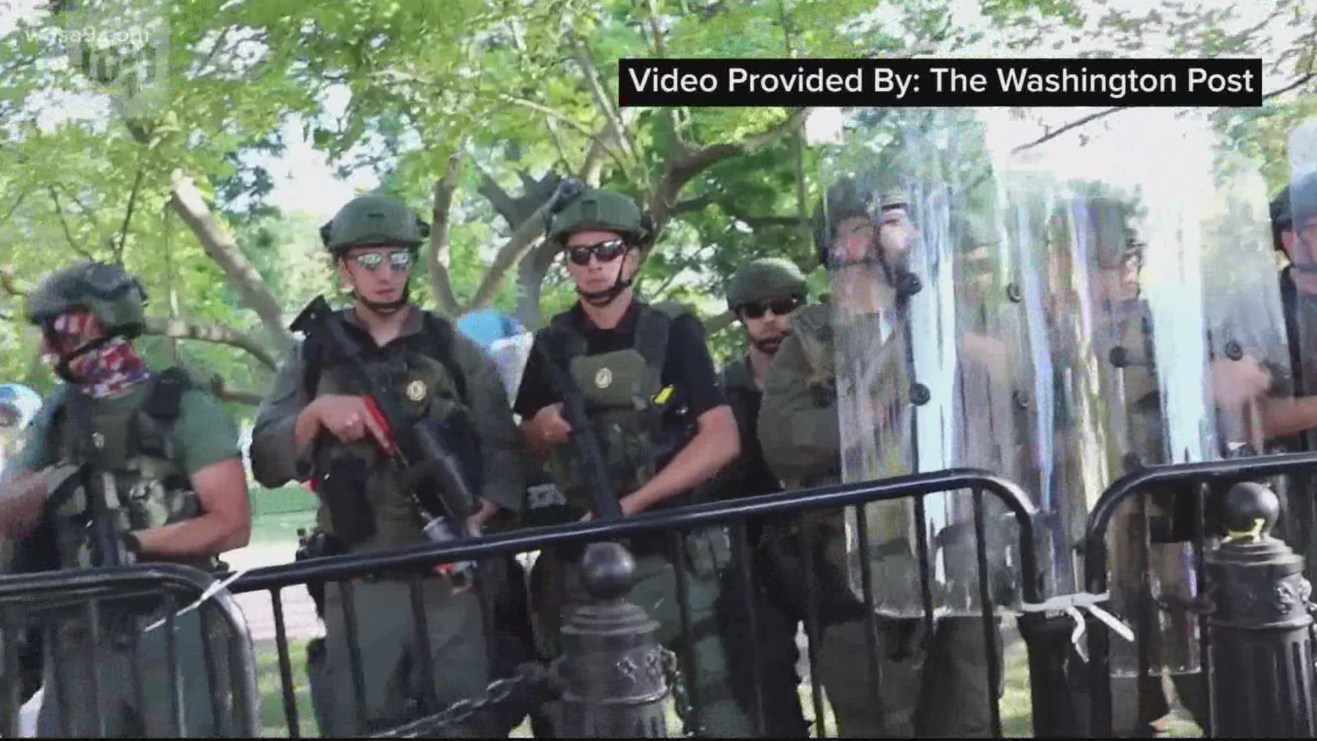 US Park Police deny firing any tear gas canisters or "Stinger Ball" grenades obtained by WUSA9 crew. A video reported by the Washington Post refutes their denial.