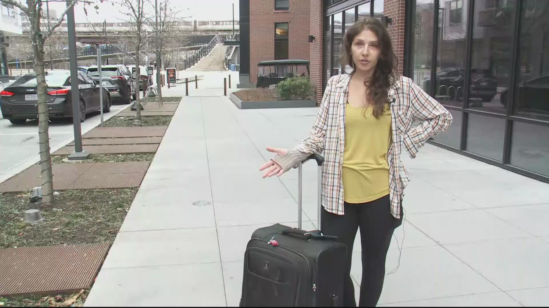 A DC resident is accusing United Airlines of lying and gaslighting after she went to extraordinary extremes to track down some lost luggage during the holiday trave