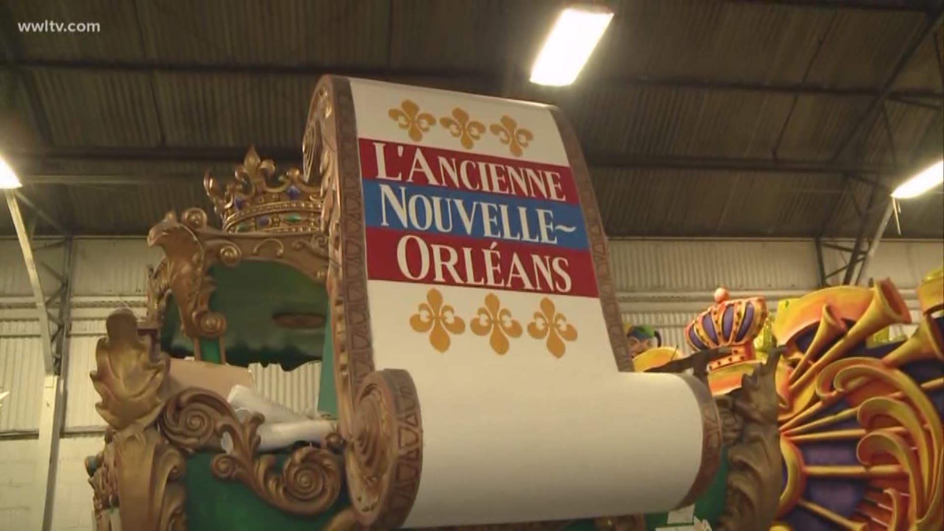 Sneak peek of Rex 2018 parade floats