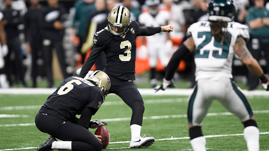 New Orleans Saints trade kicker Wil Lutz to Denver Broncos