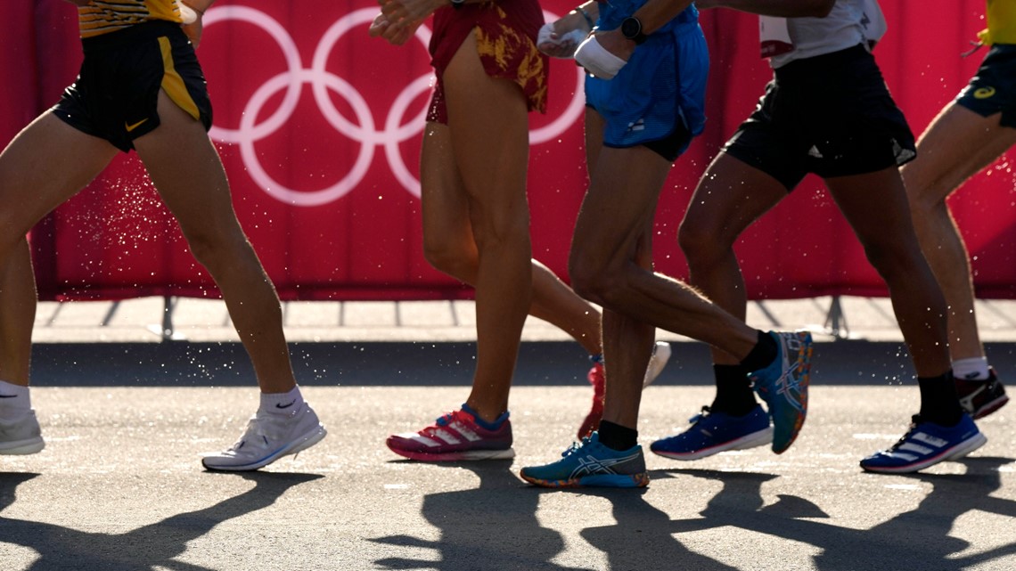 Why is race walking an sport in the Olympics?