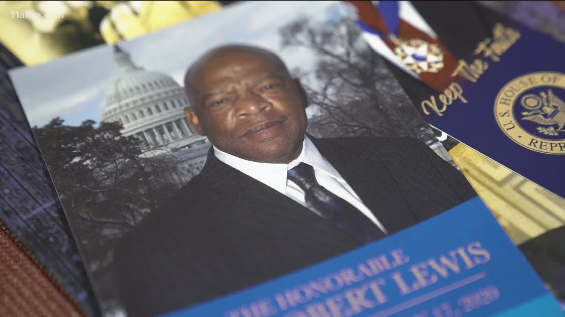 Saturday began six days of tribute to Congressman John Lewis.