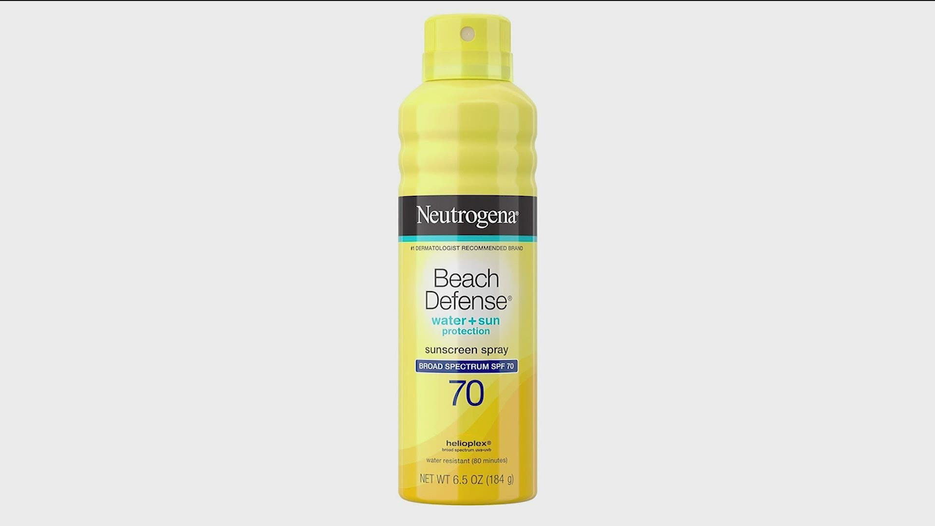 The five sunscreen products were shown to contain small amounts of benzene, a known carcinogen.