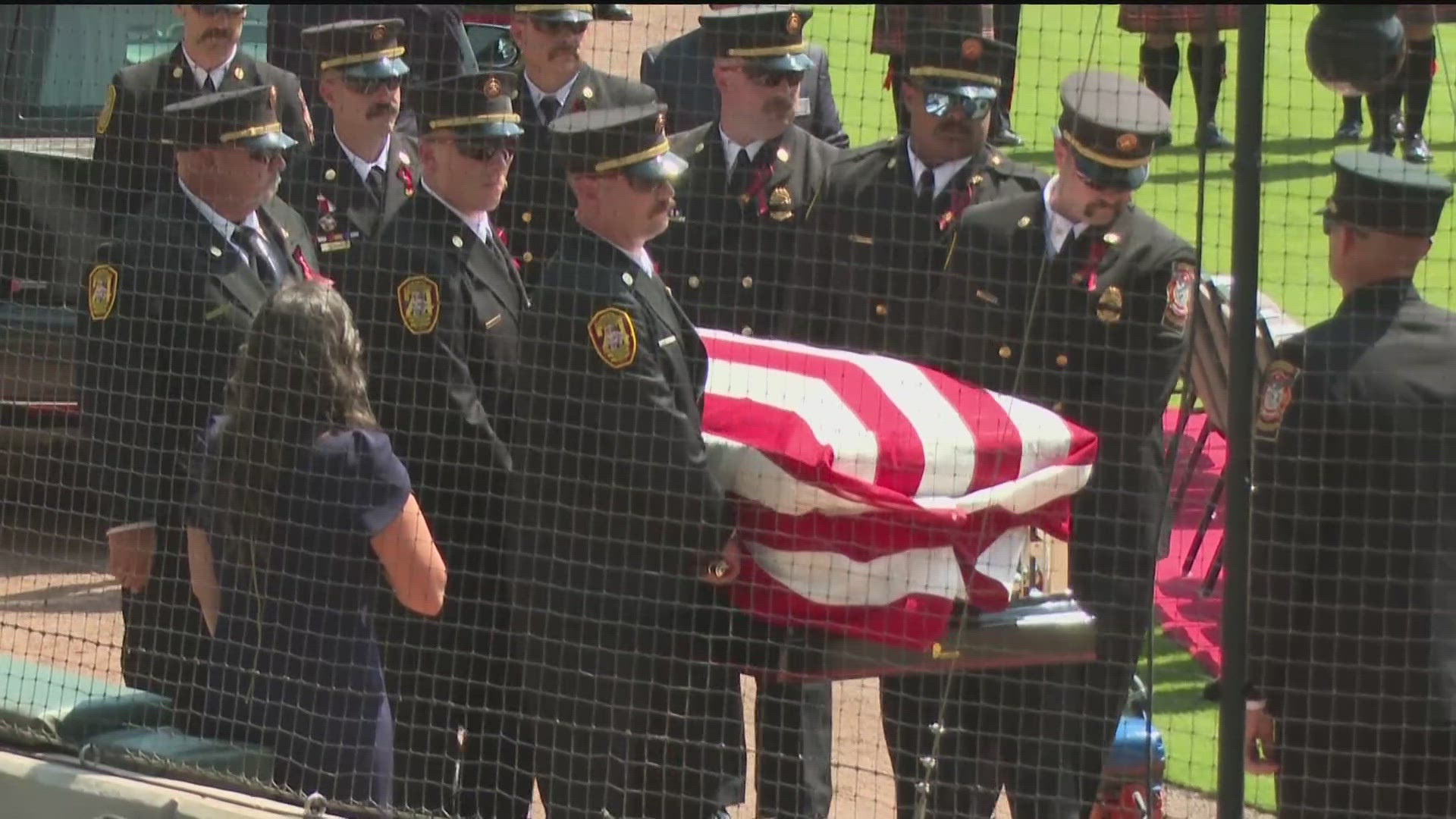 Funeral for a DeKalb firefighter to be held at Truist Park | 9news.com
