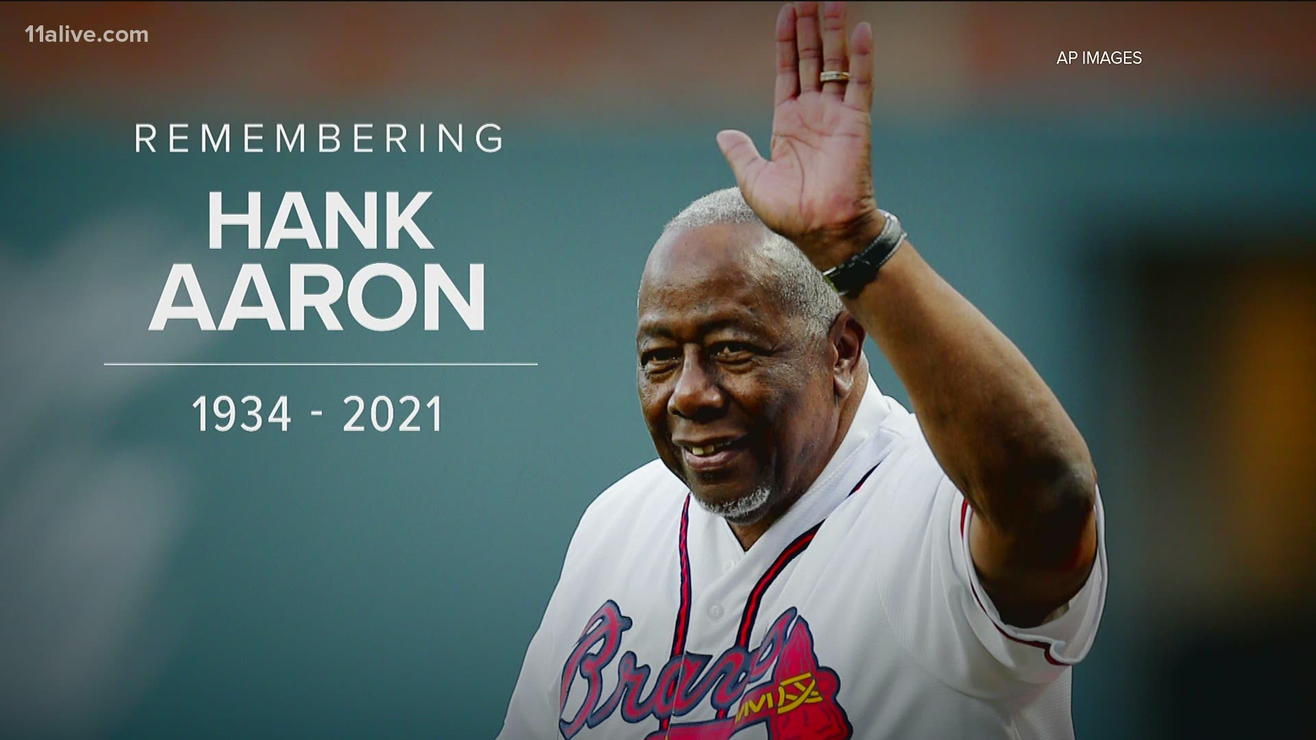 Friends, family and dignitaries gathered to say one final good-bye to Hank Aaron.