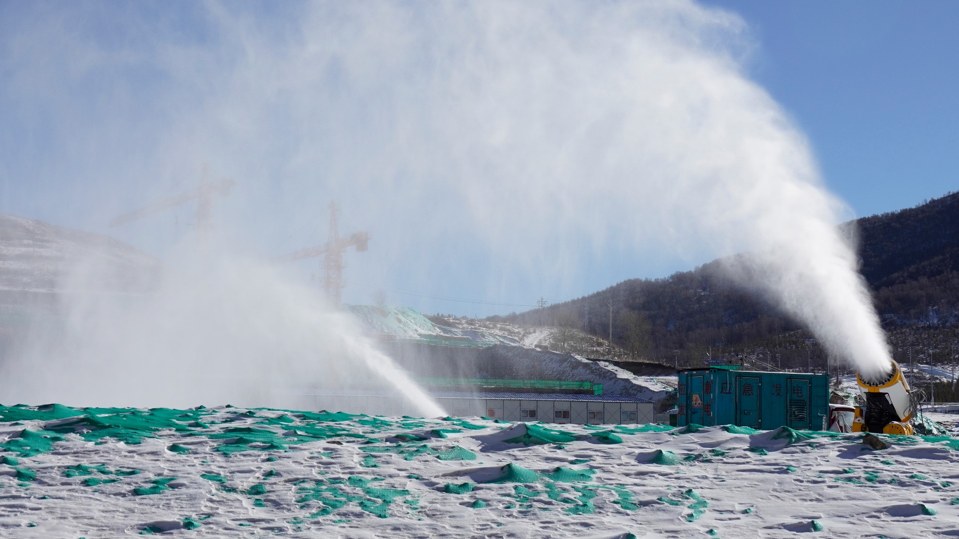 Beijing gets around six days of snow each winter.