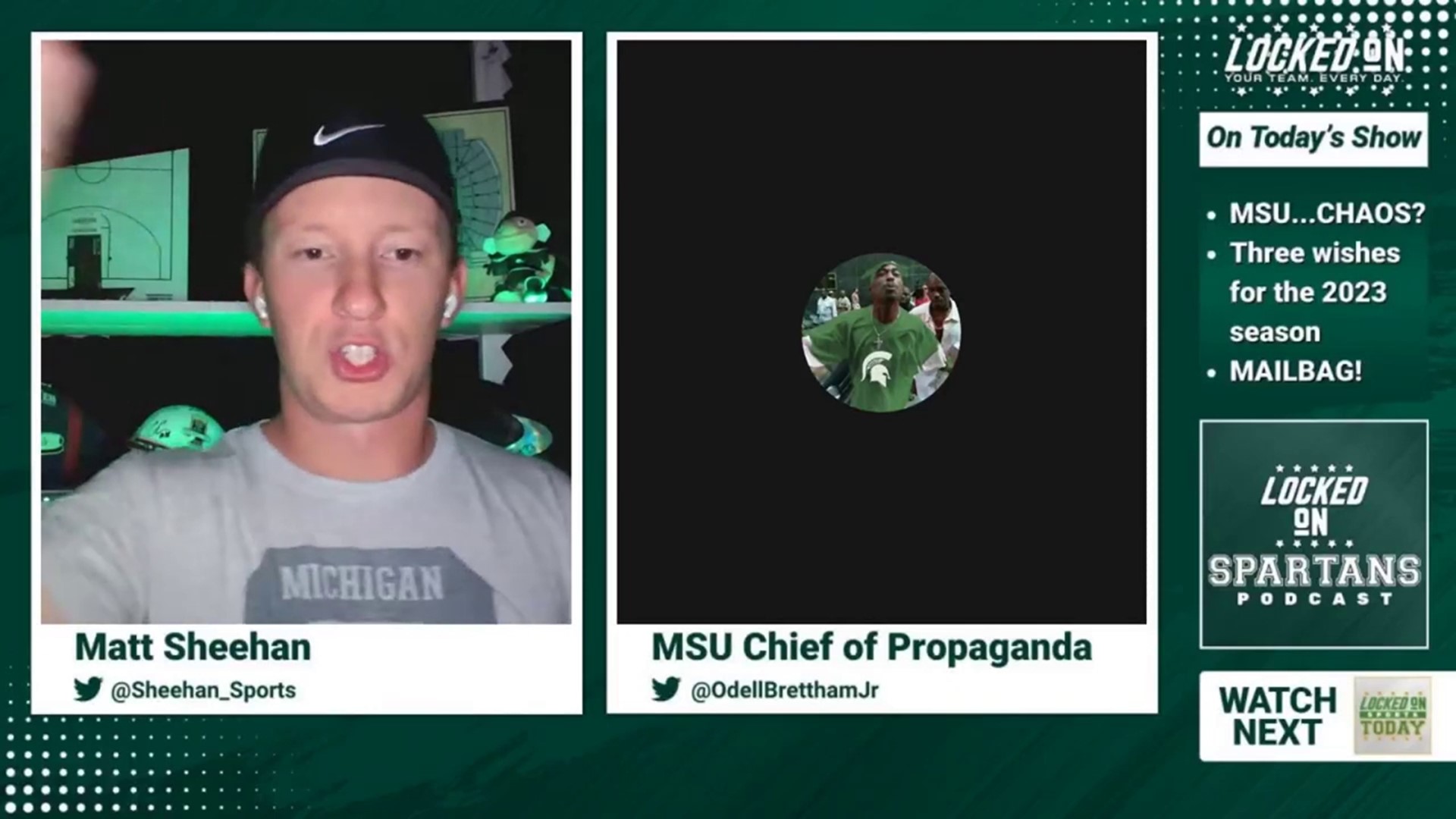We chat Michigan State football who could be a CHAOS TEAM ahead of the 2023 college football season.